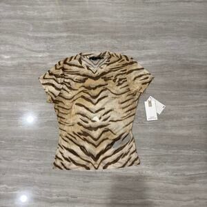 Good american mesh baby tee